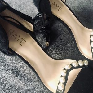(RAYE) Suede Heels